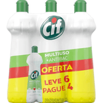 Kit Limpador Multiuso +Antibac Cif Leve 6 Pague 4 Cada 500mL